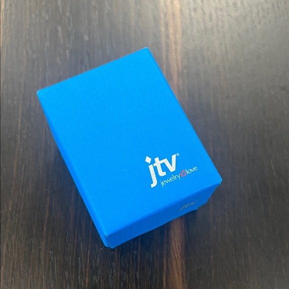 NIB - JTV Blue Tanzanite Stud Earrings, Rhodium Over Sterling Silver | 0.94ctw - Picture 12 of 12